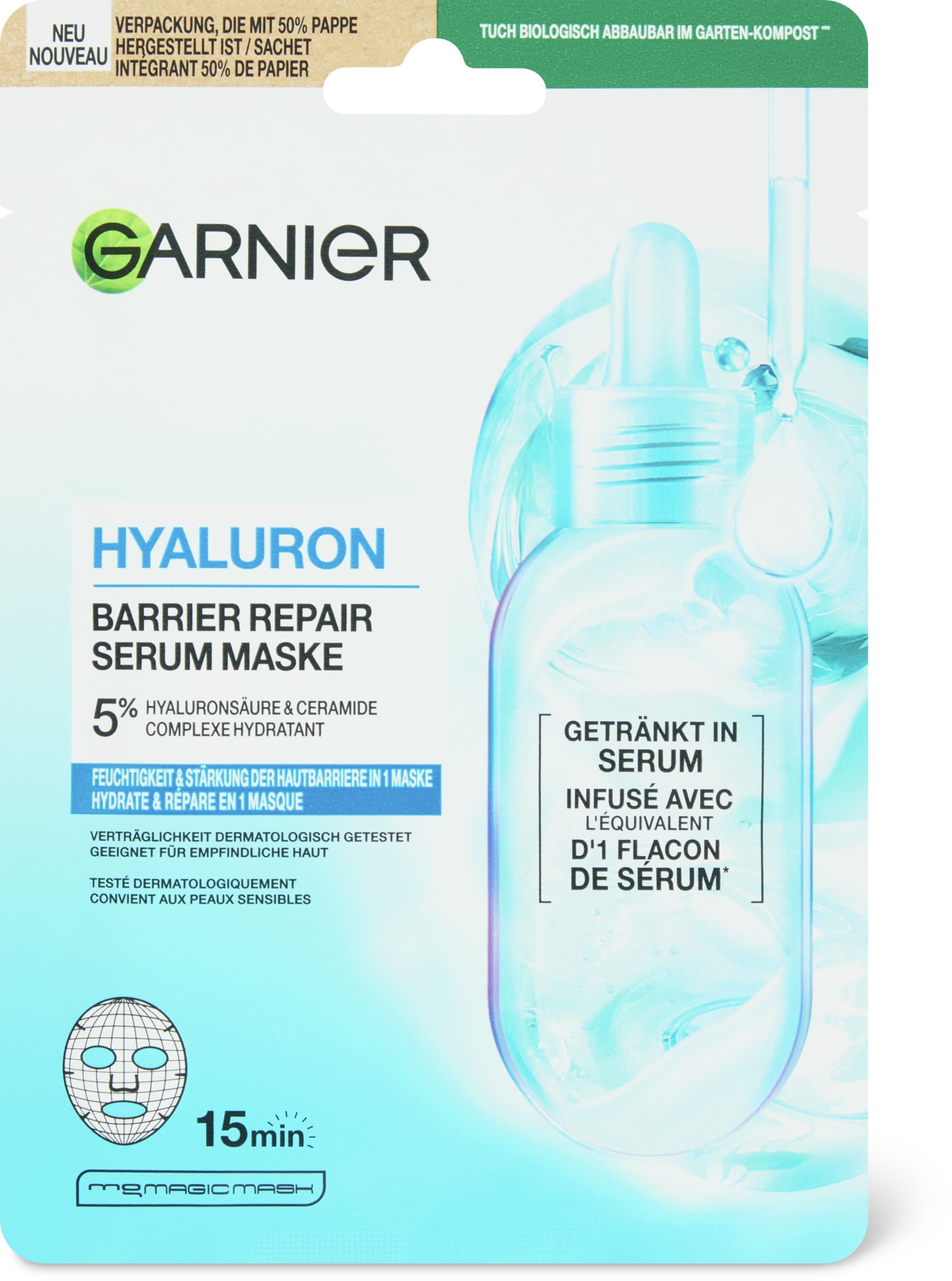 Garnier Hyaluron Tuchmaske